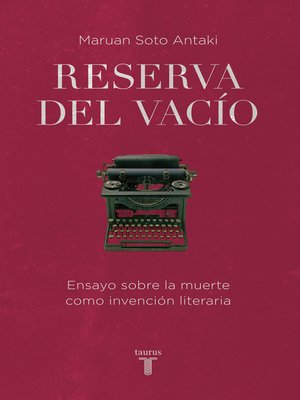 cover image of Reserva del vacío